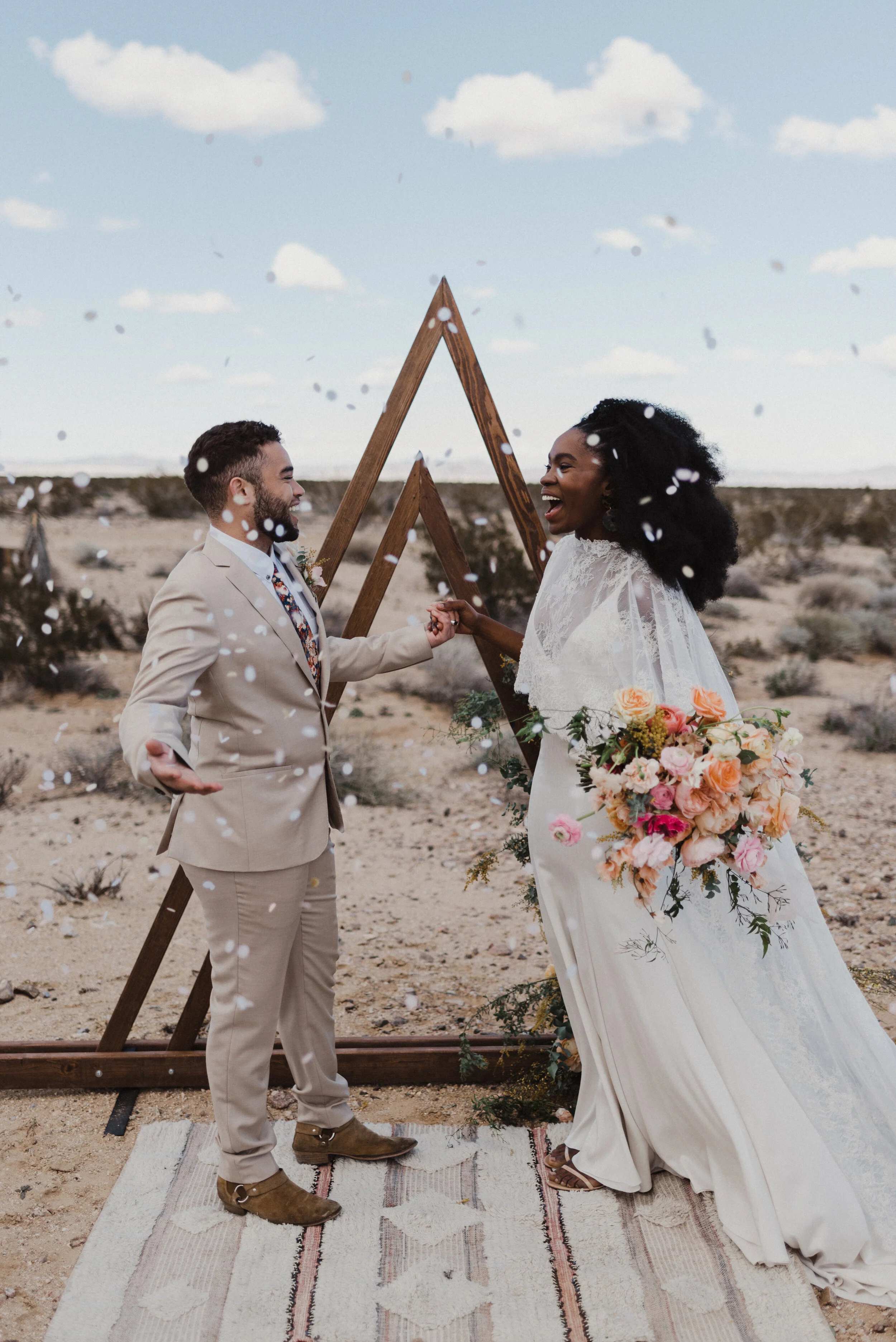 Wedding pantsuit with cape 2025